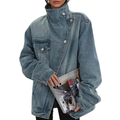SARAH™ – Street Style Trendy Asymmetric Button Jacket