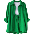 Izzi™ - Women's Cotton Two-Piece Suit