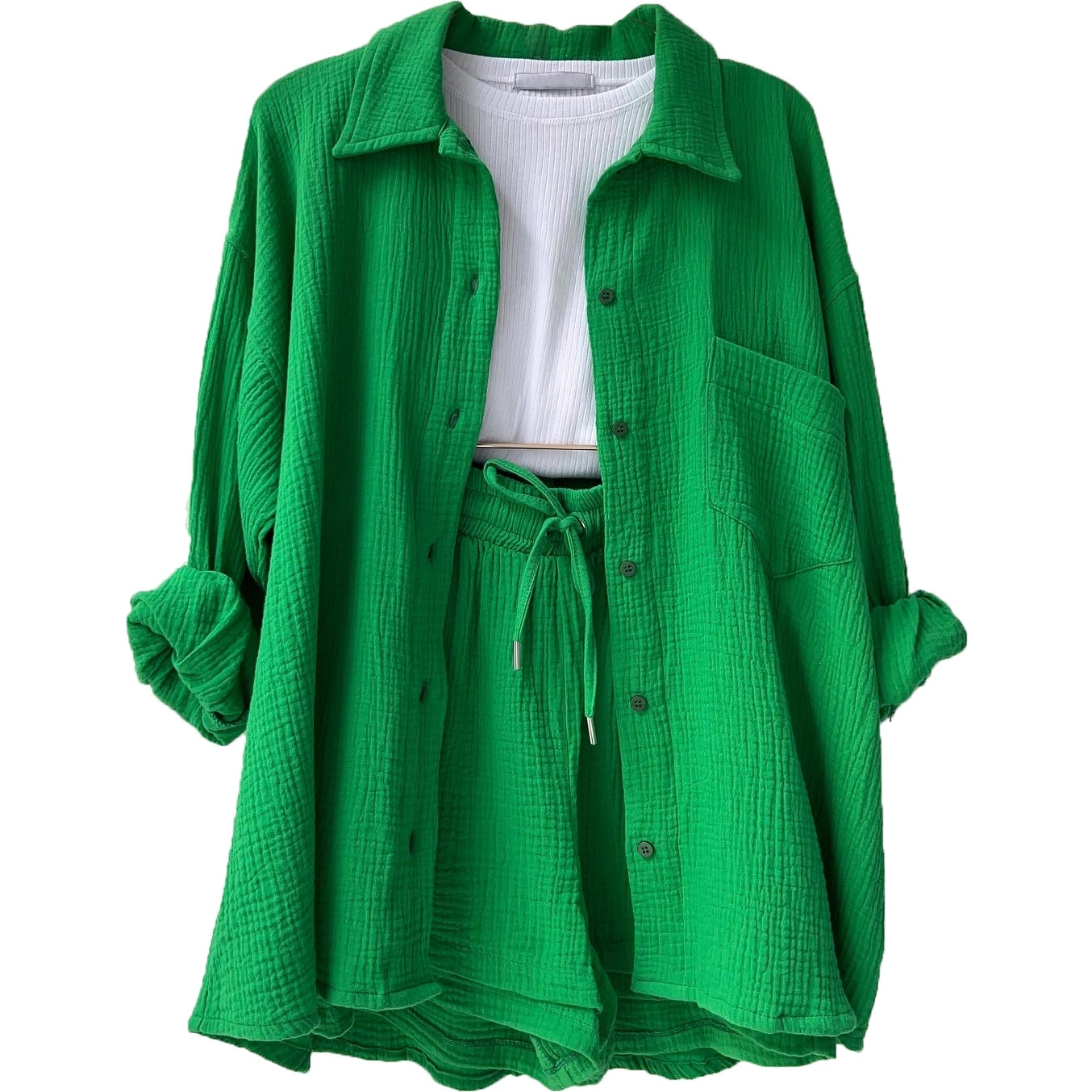 Izzi™ - Women's Cotton Two-Piece Suit